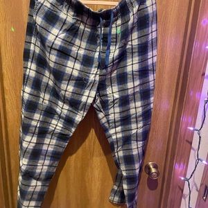 Plaid pajama pants